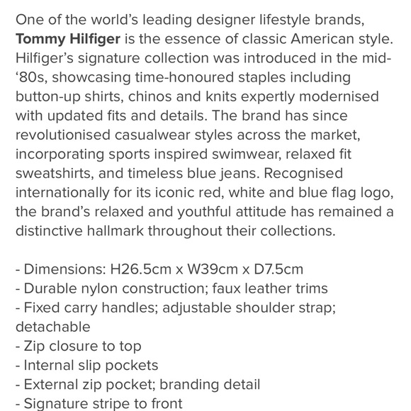 Tommy Hilfiger The Work Bag - Picture 7 of 7